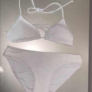 White bikini